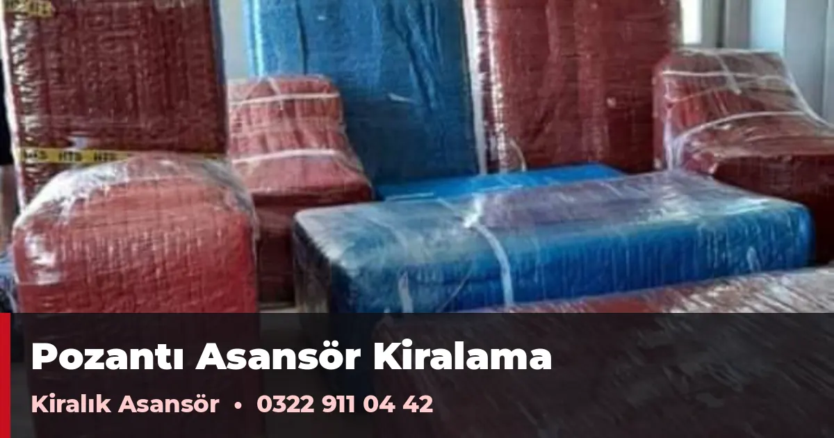 Pozantı asansör kiralama